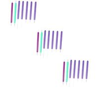 Angoily 3 Set Kit Strumenti per Quilling Carta da Penna Rotante con Leggero E Comodo per Indoor Set per Fai da Te E Creazioni Carta Colore Casuale 7 Pezzi*3