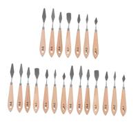 Angoily 3 Set Spatole Per Pittura Inossidabile Strumenti Leggeri E Portatili Per Mischiare E Raschiare Colori Per Decorazioni Murali 7 Pezzi*3