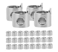 Angoily 30 Pezzi Guida per Filo Macchina da Cucire in Metallo Resistente Anello Passafilo per Aste Ago Riduce Usura Tessuti e Problemi Filo Compatibile con Macchine Piatte Professionali e