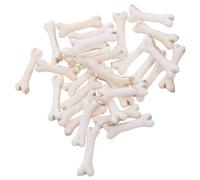 Angoily 30 Pezzi Ossa Finte Miniatura per Decorazioni Halloween Mini Ossi Scheletro Dettagliati per Lavoretti Fai da Te e Feste a Tema Accessori Teschio Cane Mini per Cosplay e