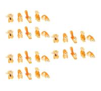 Angoily 30 Pezzi Statuine di Scoiattoli in Resina, Mini Ornamenti a Forma di Scoiattolo, Decorazioni da Giardino, Paesaggi in Miniatura,