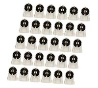 Angoily 30pezzi Porta Lampada in Abs Resistente Alle Temperature Compatibile Con Tubi Fluorescenti Led Staffa Portalampada Per Retrofit Illuminazione Facile Da Installare Per Illuminazione