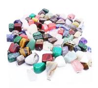 Angoily 35 pezzi Ciondoli in Pietra Naturale Agata Cristallo per Gioielli Fai da Te con Forme Irregolari e Chiusure Argento Accessori Creativi per Collane e Bracciali Ragazze