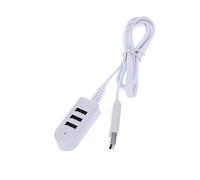 Angoily 3a Hub Multi-funzione Con Estensione Da Caricatore Usb Multi-port Per Desktop e Notebook Compatibile Con Smartphone e Dispositivi Usb Bianco