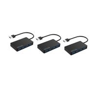 Angoily 3pezzi Hub USB Portatile Porte con Indicatore LED Compatibile con Laptop e Pc velocità di Trasferimento Dati Design Compatto e Leggero per Facile Trasporto