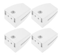 Angoily 4 Pezzi Clip Fissaggio Divisoria Scrivania ABS per Privacy per Uffici e Riunioni Facile Installazione Resistente e