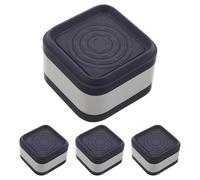 Angoily 4 pezzi di cuscinetti antivibranti per lavatrice e asciugatrice - Tappetino antivibrante per piedini di lavatrice, stabilizzatore di riduzione degli urti per elettrodomestici, isolatore