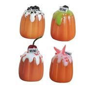Angoily 4 Pezzi Miniature French Cake Realistic Faux Dessert for Dollhouse Decoration Artificial Food Props for Bakery Display And Photography