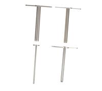 Angoily 4 pezzi Perforatori Manuali per Tappi in Gomma Utensili Resistenti in Acciaio per Precisi e Sicuri per Esperimenti Gas
