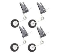 Angoily 4 Pezzi Rc Plane Tail Wheel Assembly Lightweight Undercarriage Gear For Model Aircraft Under Class Enhanced Stability And Smooth Landing Accessories