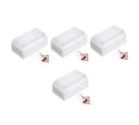 Angoily 4 Pezzi Spazzola Wilbarger Corn per Difensività Sensoriale Pennello Calming per Autismo Stimolazione Tattile Uso Clinico e Domestico Setole Morbide Bianco