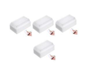 Angoily 4 Pezzi Spazzola Wilbarger Corn per Difensività Sensoriale Pennello Calming per Autismo Stimolazione Tattile Uso Clinico e Domestico Setole Morbide Bianco