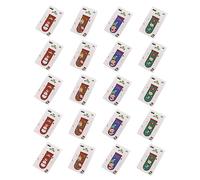 Angoily 40 Pezzi Segnalibri Magnetici Natalizi Clip Pagina Portatili Carta Resistente Decorazioni Festive per Studenti e Classe