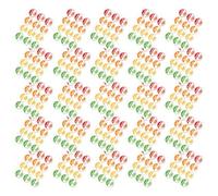 Angoily 480 Pezzi PVC Etichette a 4 Livelli Rotonde per Alimenti | Adesivi Trasparenti Forte Tenuta, Codifica Visiva del Peperoncino, per Cucina e Locale