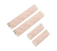 Angoily 4pezzi Coprimaniglia per Frigorifero e Microonde Protezione per Maniglia e Manopola della Porta Design Floreale Resistente e Facile da Pulire Adatto per Elettrodomestici da Cucina