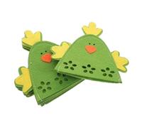 Angoily 4pezzi Sacchetti Decorativi Per Uova Di Pasqua Copertura Riutilizzabile Per Uova Di Pasqua Con Design Forma Di Pulcino Decorazioni Primaverili e Eventi Festivi