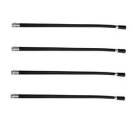 Angoily 4pezzi Tubo Flessibile in Gomma Per Estintore Accessori Di Ricambio Per Tubo Scarico Polvere Resistente e Compatibile Con Svariati Modelli Facile Sostituzione Per Sicurezza Antince