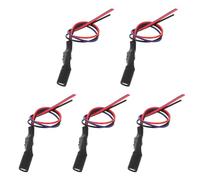Angoily 5 Pezzi Car Signal Rectifier Relay Cable Auto Backup Camera Power Filter Capacitor for Rear View Light And Reverse Camera Stability