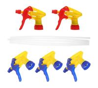 Angoily 5 Pezzi Set Spruzzatore a Grilletto Plastica Compatibile Flaconi Spray, Filtro Integrato per Controllo Flusso, per Giardinaggio, Pulizia Auto e Uso Industriale Colore Casuale