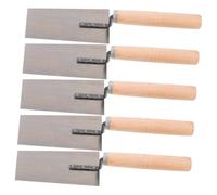 Angoily 5 Pezzi Spatole per Intonaco Acciaio Inox Raschietti per Stucco Resistenti e Durevoli Raschietto per e Rasante per Finitura Professionale e