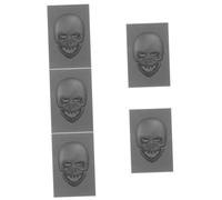 Angoily 5 Pezzi Stampo Forma Teschio per e Metalli Strumento DIY per Oro Rame Conduttività Termica e Design Compatto