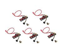 Angoily 5 Set Pci E Riser Prolunga per Schede Grafiche con Fissaggio Adatto Slot Pci per Mining Rig e Desktop