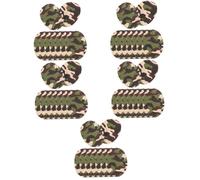 Angoily 5 Set Toppe Termoadesive Camouflage Per Riparazioni Abbigliamento Patch Multi Per Jeans Borse E Accessori Decorativi 10 Pezzi*5