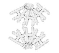 Angoily 50 Pezzi Ciondolo Lettera Inglese H in Antica Argento Charms per Braccialetti Collane Accessori Fai da Te Creativi per Gioielli