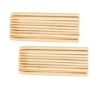 Angoily 50 pezzi Stylus in Legno Beige per Strumenti Resistenti per Incisione e Bastoncini per Graffi e Arte Manuale Supporto allo Sviluppo Abilità Motorie e Creatività