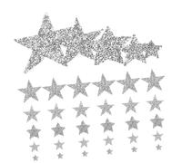 Angoily 50 Pezzi Toppe Termoadesive Strass Stella Decorazioni per Abbigliamento Jeans e Accessori per Diy e Riparazioni Eleganti e Resistenti