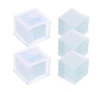 Angoily 500 Pezzi Vetrini per Preparazione Coprioggetto Vetro in 22x22mm per Microscopio Resistente Precisa di Campioni, per Applicazioni di Laboratorio Scientifico