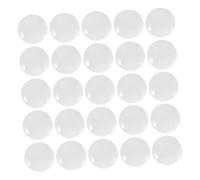 Angoily 50pezzi Cabochon in Vetro Trasparente Pz Rotondi Retro Piatto Per Creazione Gioielli Orecchini Collane Pendenti Anelli Cammeo