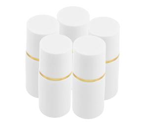 Angoily 5pezzi Flacone Applicatore Testa in Spugna Dispenser di Olio per Capelli Ricaricabile Contenitore di Plastica per Cosmetici Erogatore di Liquidi per Delicata per Uso Professionale