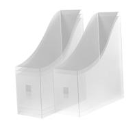 Angoily 5pezzi Organizer Verticale Per Documenti Scatola Portadocumenti in Plastica Organizzatore Per Aule e Scaffali Da Ufficio Portadocumenti Da Scrivania Per Posta Cataloghi e Riviste