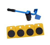 Angoily 5pezzi Ruote Sposta Mobili Per Traslochi Pesanti Set Di Piede Di Porco Abs Sicuro e Durevole Per Mobili e Elettrodomestici Su Pavimenti in Legno Laminati e Moquette