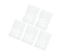 Angoily 5pezzi Stampo per Quilling di Carta in Plastica con Scala Cupole Mezza Sfera Strumenti per Quilling File per Progetti Fai da Te