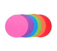 Angoily 6 Marcatori a Disco Piatti da 23 Cm per Allenamento Calcio, Marcatori per Campi da Calcio Colorati, Set da 6 Pezzi per Esercizi di Agilità e velocità, Attrezzatura Sportiva