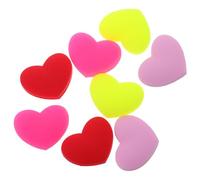 Angoily 6 Pezzi Ammortizzatore per Corde da Racchetta a Forma di Cuore in Silicone Design Carino, Riduce Le Vibrazioni della Racchetta da Tennis per Adulti