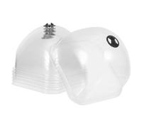 Angoily 6 Pezzi Cappuccio umidità per Piante 12cm in Plastica Trasparente | Mini Serra Sfiato e Tenuta Stretta, per Germogli in Vassoi e Semi, Aree Verdi Private