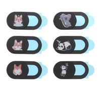 Angoily 6 Pezzi di Cover per Notebook E Laptop - Blocco Webcam Decorativo per La Privacy Facile da Usare su Tutti I Dispositivi