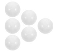 Angoily 6 Pezzi Paralume LED a Sfera Rotonda in PC Antiappannamento, Diffusore di Luce Bianco per Lampadine LED Compatibili, Copertura di Distribuzione Luminosa per Illuminazione Casa