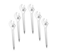 Angoily 6 Pezzi Penna a Sfera Forma Chiave Argento Inchiostro Blu, Materiale Pp e Magnete, Design Originale e Comoda da Usare e Schizzi