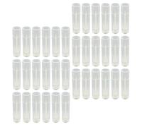Angoily 60 Pezzi Contenitori Vuoti per Burrocacao Labbra Bio Riutilizzabili in Pp e Pet, Stick Vuoti per Lucidalabbra, per Viaggio e Borsa Cosmetica