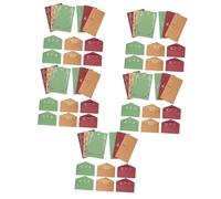 Angoily 60 Set Carta e Buste Vintage in Retrò Carta Resistente Design Elegante per Inviti e Biglietti Formato Compatto per Personale