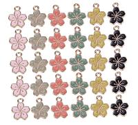Angoily 60pezzi Ciondolo Per Creazione Gioielli Ciondolo Per Gioielli Per Componenti Braccialetti Per Collana Diverse Forme e Colori Eleganti