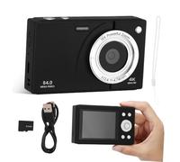 Angoily 64gb Fotocamera Digitale Compatta Memoria Zoom e Schermo per Viaggi Adolescenti e Scatti Semplici Fotocamera Tascabile senza Fili per Catturare Istantanee Retrò