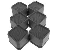 Angoily 6pezzi Cuscini di Livellamento in Plastica Robusta Rialzi per Mobili e Elettrodomestici come Tavoli e Lavatrici Cuscinetti Antivibranti per Proteggere Pavimenti e Migliorare Stabil