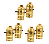 Angoily 6pezzi Lamp Holder Push- Socket Retro Style Light Holder for Led Bulbs Easy Installation Screw Terminal Connection Wide Compatibility for Various Lighting Fixtures