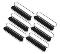 Angoily 6pezzi Scatola Per Matite in Metallo Fodera in Spugna Organizer Multifunzione Per Penne e Matite Scatole Di Latta Resistenti Per Uso Quotidiano e Scolastico