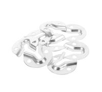 Angoily 8 Pezzi Mirror Mounting Clips Hidden Keyhole Wall Hangers For Secure Furniture Picture Frame Fixings Easy Installation Fit For Home Decor